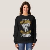 Sweatshirt Pitbull Advocate Save A Pitbull Euthanize A Chien (Devant entier)