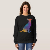 Sweatshirt Pitbull arc-en-ciel (Devant entier)