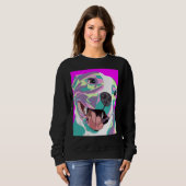 Sweatshirt Pitbull Art (Devant entier)