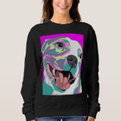 Sweatshirt Pitbull Art (Devant)