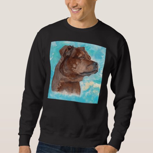 Sweatshirt Pitbull Chien 1 (Devant)