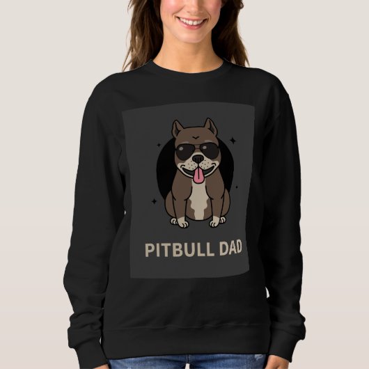 Sweatshirt Pitbull Chien 62 (Devant)
