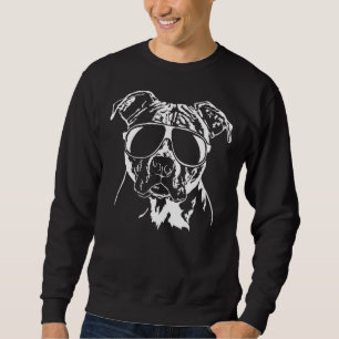 Sweatshirt Pitbull Chien Maman Drôle Américain Pitbull Terrie