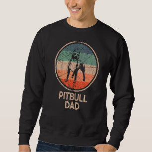 Sweatshirt Pitbull Chien Vintage Pitbull Papa