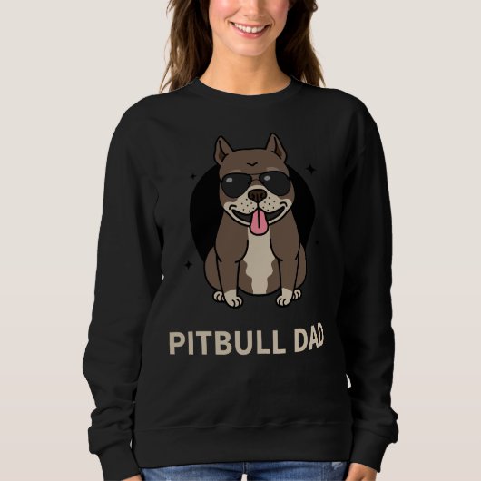 Sweatshirt Pitbull Daddy (Devant)