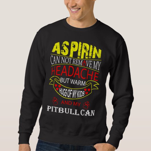 Sweatshirt Pitbull Drôle Pour Pit Bull Chien Aimant Maman Pap (Devant)