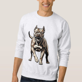Sweatshirt Pitbull en colère
