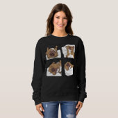 Sweatshirt Pitbull Lazy Funny Pitbull Lazy (Devant entier)