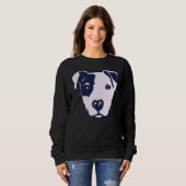 Sweatshirt Pitbull Love 30 (Devant entier)