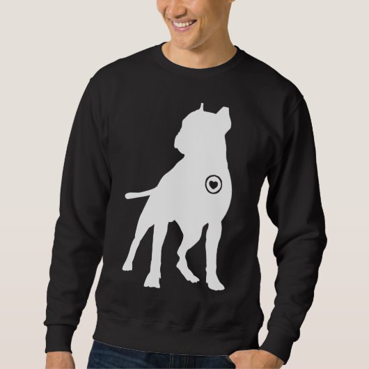 Sweatshirt Pitbull Love Classic 313 (Devant)