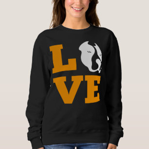 Sweatshirt Pitbull Love Pitbull Amoureux des chiens