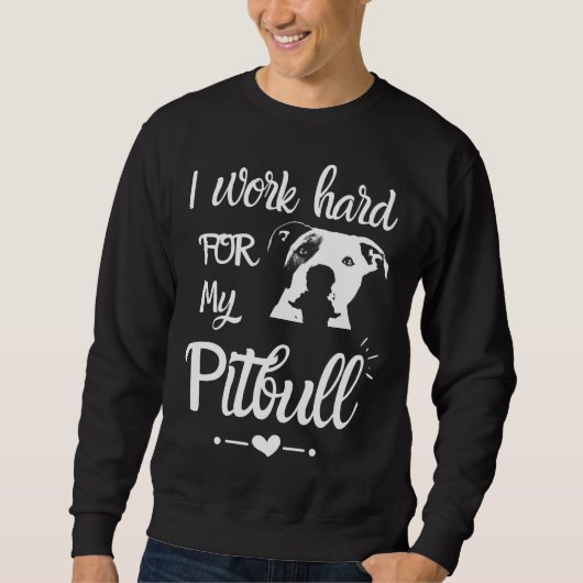 Sweatshirt Pitbull Lover (Devant)