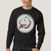 Sweatshirt Pitbull Lover 75 (Devant)