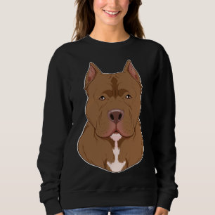 Sweatshirt Pitbull Lover I Amoureux des chiens I Pitbull