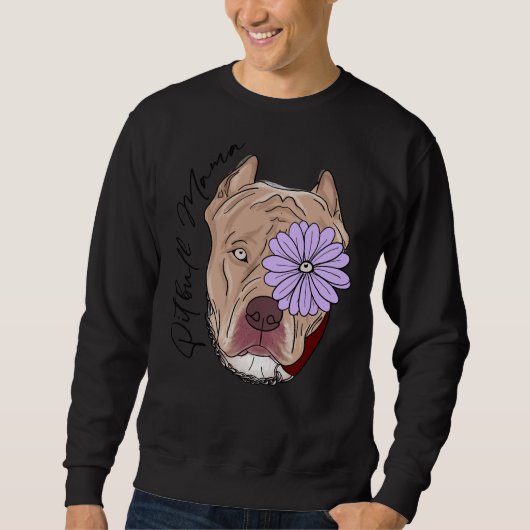 Sweatshirt Pitbull Mama (Devant)
