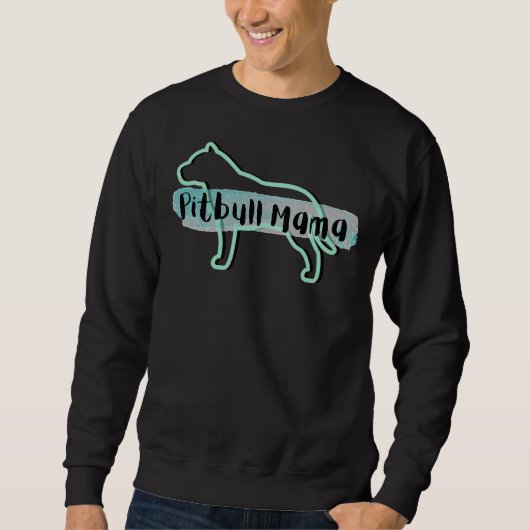 Sweatshirt Pitbull Mama 320 (Devant)