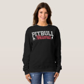 Sweatshirt Pitbull Mama 324 (Devant entier)