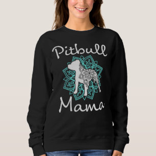Sweatshirt Pitbull Mama Femmes Mandala Pit Bull Dog Sensibili