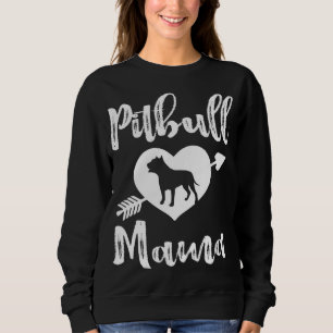 Sweatshirt Pitbull Mama Fière Pitbull Maman