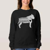 Sweatshirt Pitbull maman (Devant)