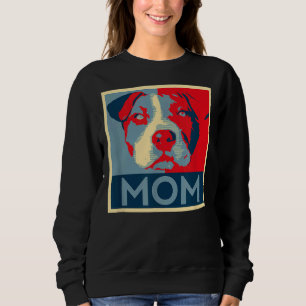 Sweatshirt Pitbull Maman Amoureux des chiens Pit Bull Sauvete
