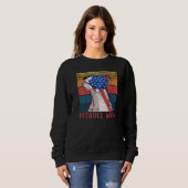Sweatshirt Pitbull maman chien animal 1 (Devant entier)