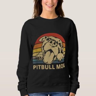 Sweatshirt Pitbull Maman design pour Pitbull et Pibble Moms