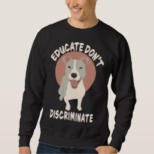 Sweatshirt Pitbull Maman Pit Bull Papa Pittie Amoureux des ch