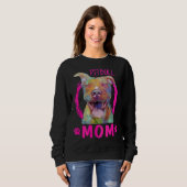 Sweatshirt Pitbull Mom 336 (Devant entier)