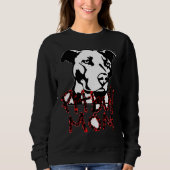 Sweatshirt Pitbull Mom 337 (Devant)