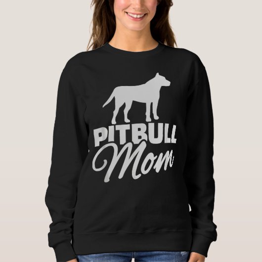 Sweatshirt Pitbull Mom 341 (Devant)