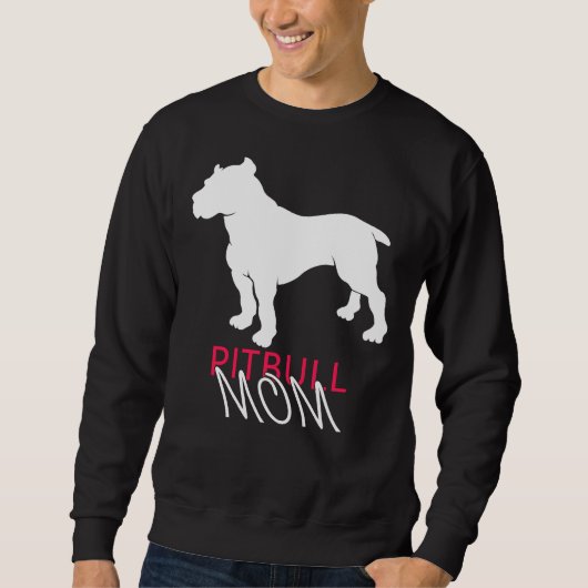 Sweatshirt Pitbull Mom 51 (Devant)