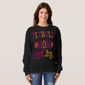 Sweatshirt Pitbull Mom Essential 87 (Devant entier)