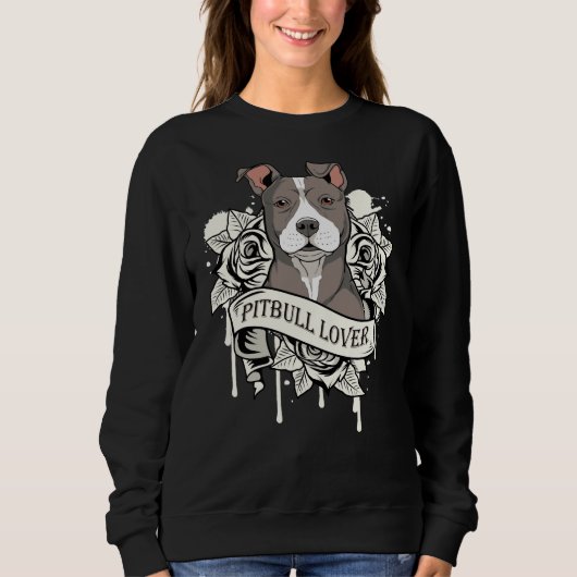 Sweatshirt Pitbull Mom Pitbull Chien (Devant)