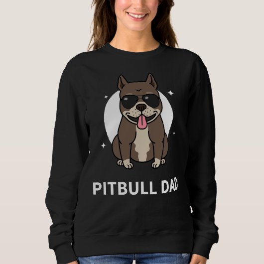 Sweatshirt Pitbull Papa (Devant)