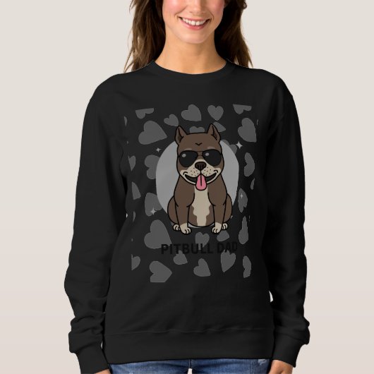 Sweatshirt Pitbull Papa (Devant)