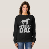 Sweatshirt Pitbull Papa Nouveau (Devant entier)