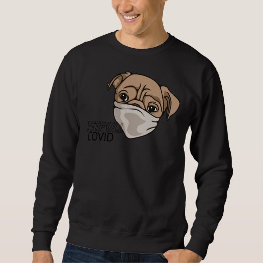 Sweatshirt Pitbull Pit Bull Maman (Devant)