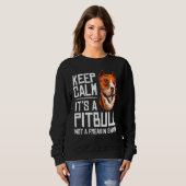 Sweatshirt Pitbull Pour Hommes Femmes Chien Propriétaire Anim (Devant entier)