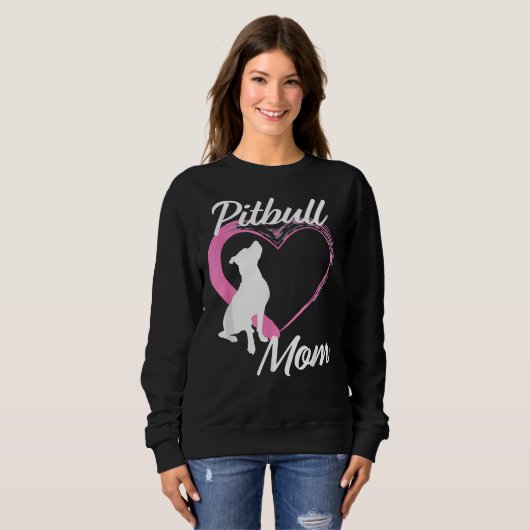 Sweatshirt Pitbull Pour Les Amateurs De Pitbull Mignonne Pitb (Devant entier)