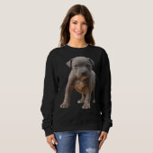 Sweatshirt Pitbull Puppy Power (Devant entier)