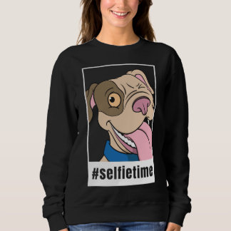 Sweatshirt Pitbull Selfie Animal Selfietime Amoureux des chie