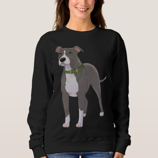 Sweatshirt Pitbull Terrier américain (Devant)