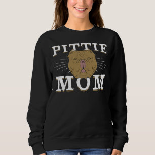 Sweatshirt Pittie Maman Chien Pitbull Mère