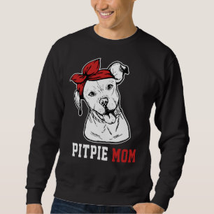 Sweatshirt Pittie Maman Pitbull Amoureux de les chiens Fête d