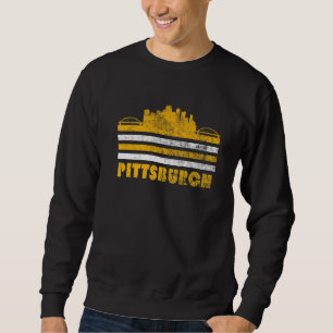 Sweatshirt Pittsburgh Pennsylvania Steel City Skyline 412 Hom