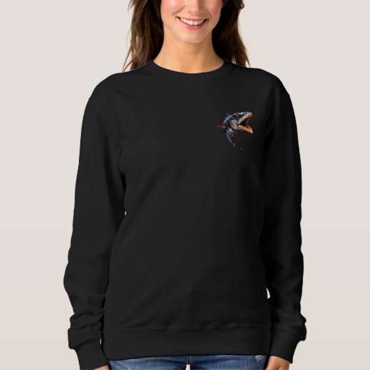 Sweatshirt Pixel Art Lover - Barracuda Papa Maman (Devant)