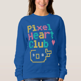 Sweatshirt Pixel Heart Club: Retro Love Pixel Art for Gamers 