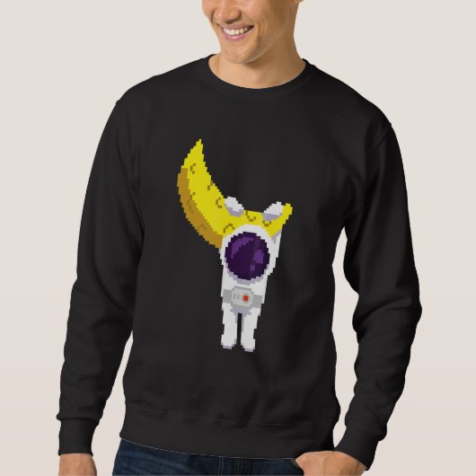 Sweatshirt Pixel   Petit Astronaute (Devant)