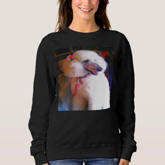 Sweatshirt Pixel Poodle (Devant)